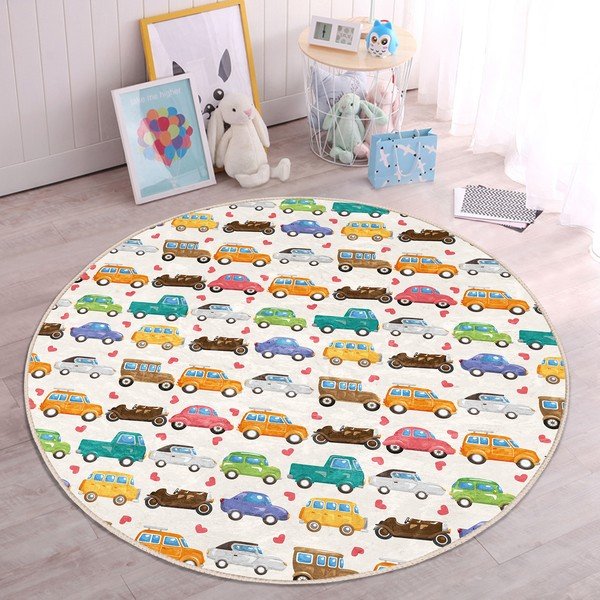 Detský koberec ø 120 cm Comfort – Mila Home-image-3