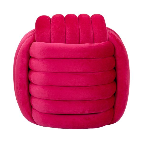 Ružový zamatový taburet Softy – Mauro Ferretti-image-2