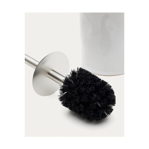 Krémová keramická WC kefa Savel – Kave Home-image-3