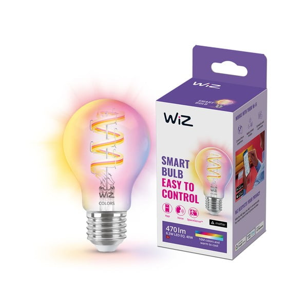Filamentová smart žiarovka E27, 6 W – WiZ