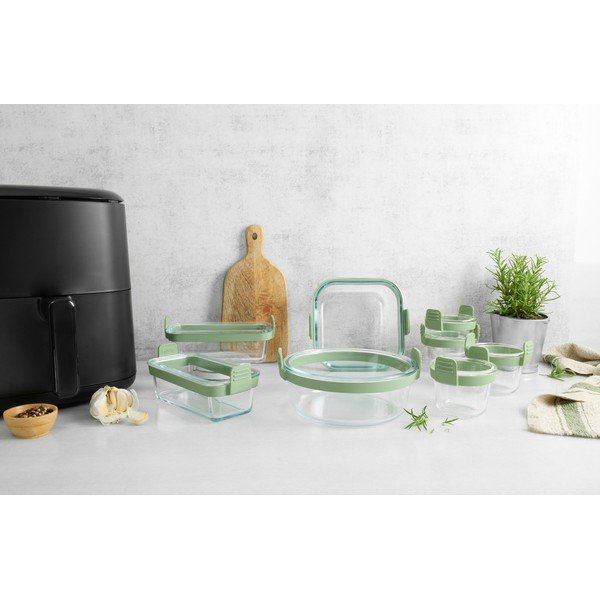 Sklenené formy do teplovzdušnej fritézy v sade 2 ks 20x9,5 cm – Lékué-image-2