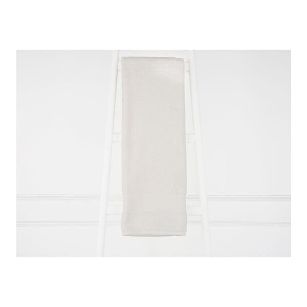 Krémovobiely bavlnený uterák Madame Coco Elone, 70 × 140 cm