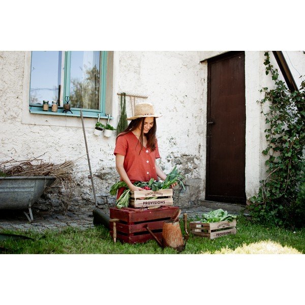 Drevený úložný box Premier Housewares Provisions, 25 × 35 cm-image-4