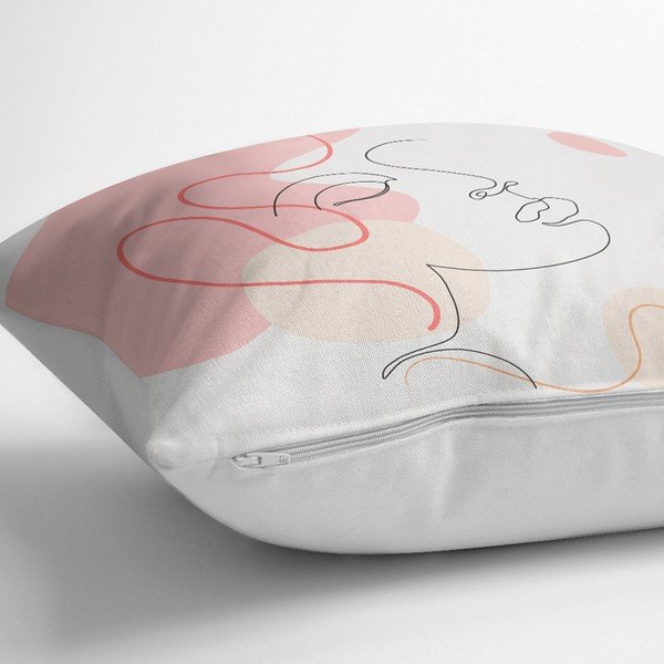 Súprava 4 dekoratívnych obliečok na vankúše Minimalist Cushion Covers Minimalist Woman, 45 x 45 cm-image-1