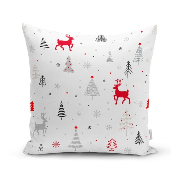 Obliečky na vankúše v súprave 4 ks s vianočným motívom 43x43 cm Snowflakes – Mila Home-image-3