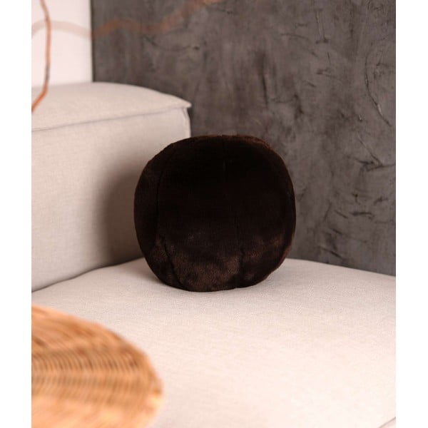 Dekoračný vankúš z mikroplyšu ø 25 cm Top – Mioli Decor-image-3