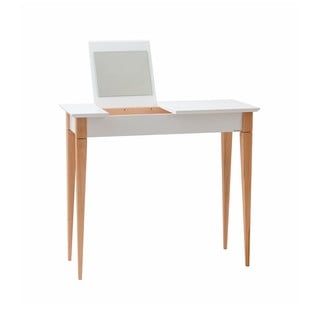 Biely toaletný stolík Ragaba Mimo, šírka 85 cm