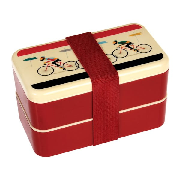 Obedový box s príborom a gumičkou Rex London Le Bicycle