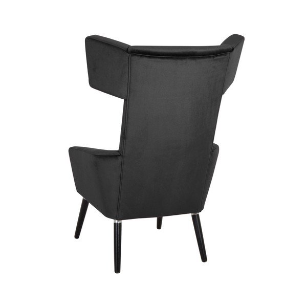 Čierne kreslo Max Winzer Elina Suede-image-2