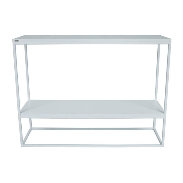 Biely konzolový stolík Take Me HOME Plock, 100 × 30 cm