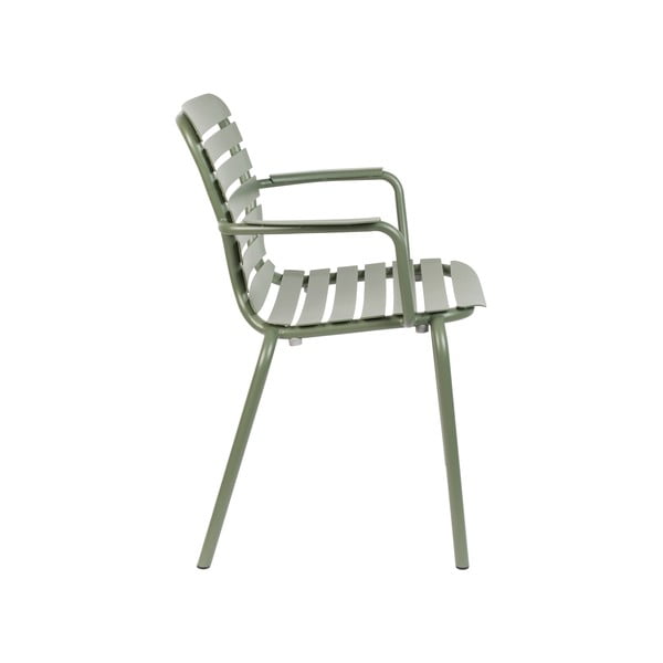 Svetlozelené kovové záhradné stoličky v súprave 2 ks Vondel – Zuiver-image-3