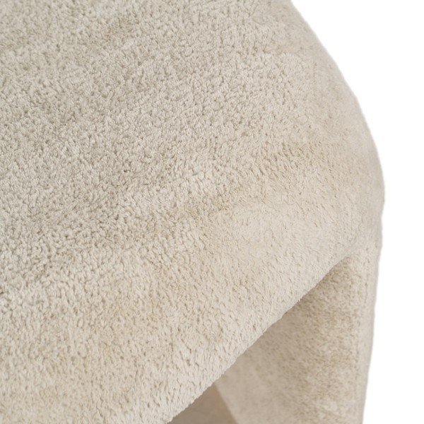 Béžové kreslo z textílie buklé – Ixia-image-4