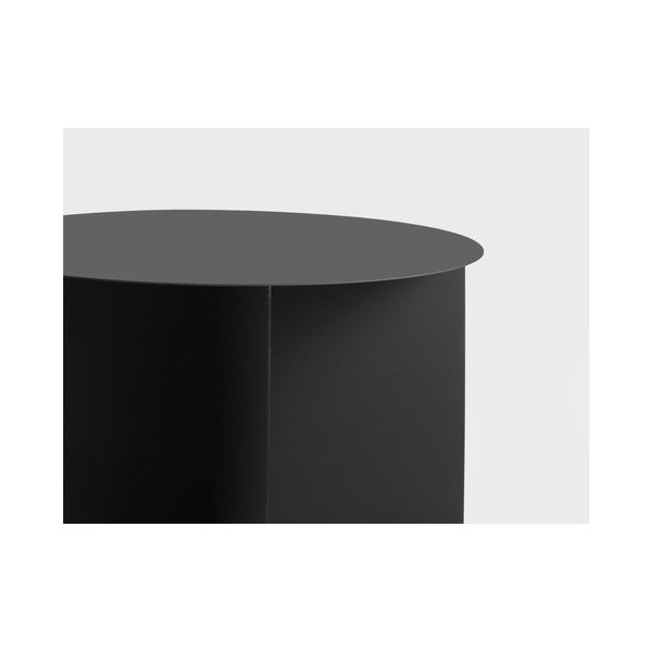Čierny konferenčný stolík Custom Form Oli, ⌀ 70 cm-image-2
