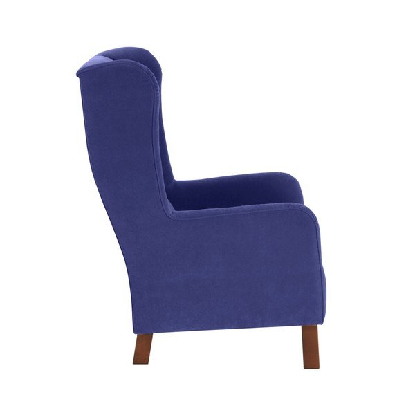 Modré kreslo Max Winzer Bruno Velor-image-2