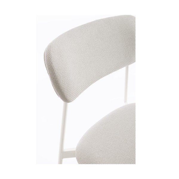 Biela čalúnená jedálenská stolička Inka – Yes Everyday-image-1