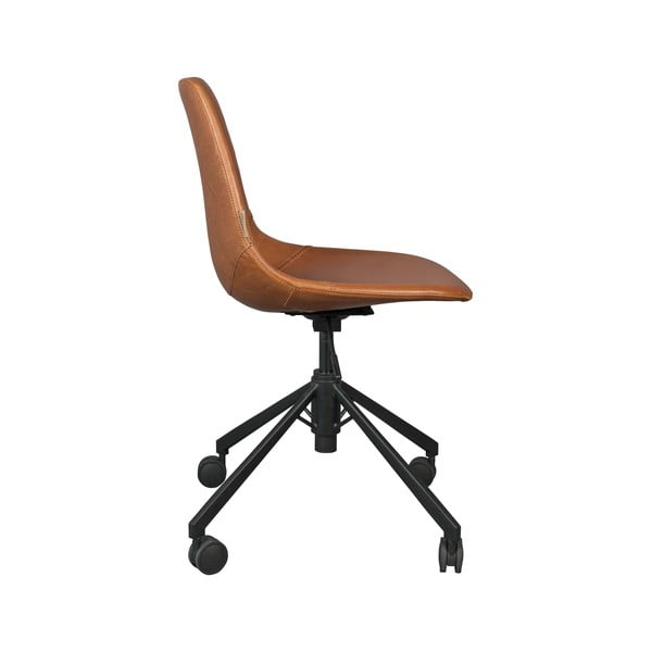 Hnedá kancelárska stolička na kolieskach Dutchbone Franky-image-4