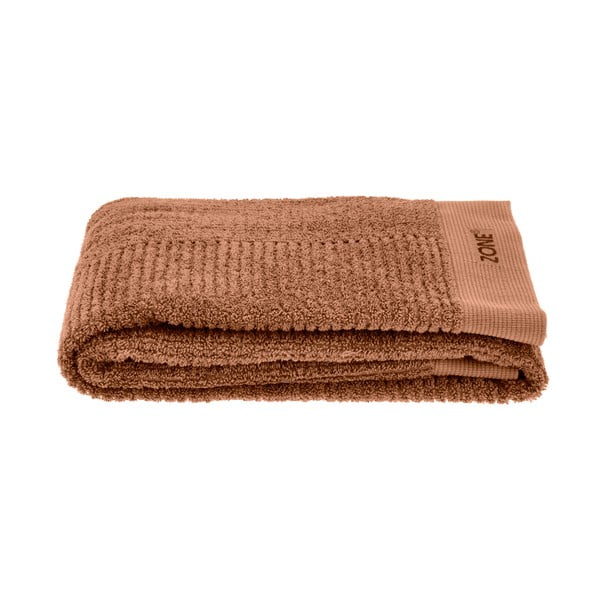 Oranžovohnedá bavlnená osuška 70x140 cm Terracotta – Zone-image-2