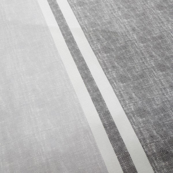 Sivé obliečky na jednolôžko 135x200 cm Banded Stripe - Catherine Lansfield-image-4