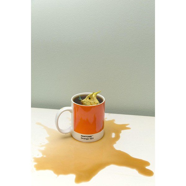 Oranžový porcelánový hrnček 375 ml Orange 021 – Pantone-image-1