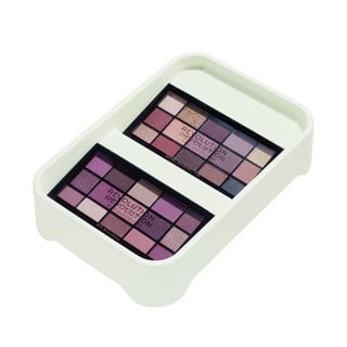 Biely organizér na makeup iDesign Eco Bin, 28,12 x 19,23 cm