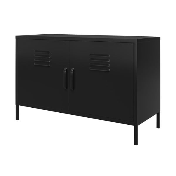 Čierna kovová skrinka 100x64x40 cm Mission District – Støraa-image-3