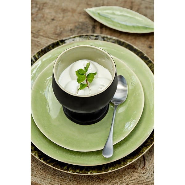 Svetlozelená kameninová odkladacia miska Costa Nova Riviera, dĺžka 18 cm-image-2