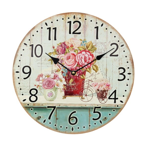 Nástenné hodiny Pinkie Ros, 34 cm