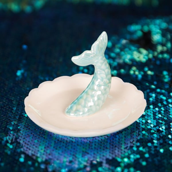 Keramický dekoratívny tanierik Now or Never Mermaid Tales, ⌀ 10,5 cm