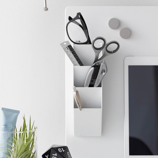 Biely kovový organizér na písacie potreby Tower – YAMAZAKI-image-1