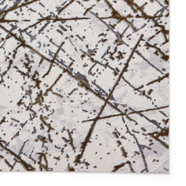 Koberec vo svetlosivo-zlatej farbe 80x150 cm Artemis – Think Rugs-image-4