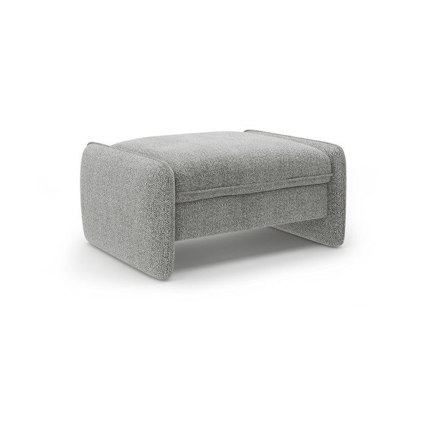 Svetlosivá ženilková podnožka Georgia – Micadoni 