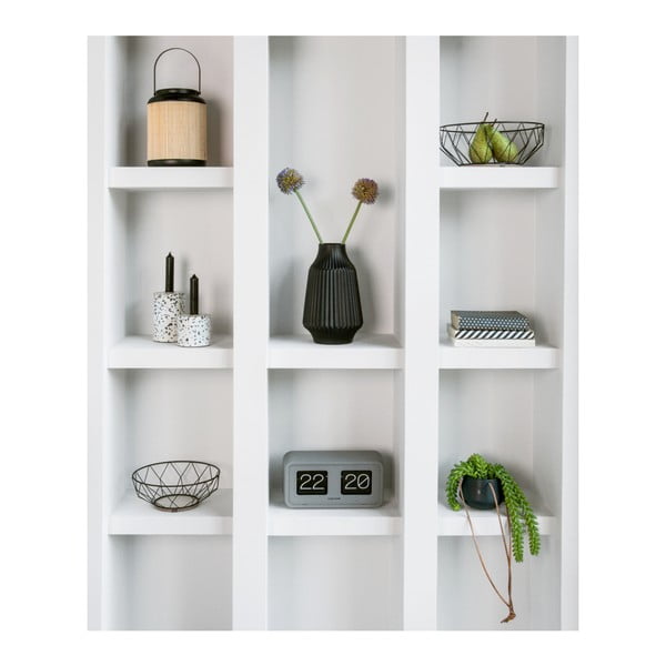 Sivé stolové hodiny Karlsson Bold Flip-image-2