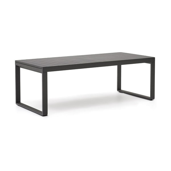 Kovový záhradný jedálenský stôl 100.5x220 cm Galdana – Kave Home-image-3