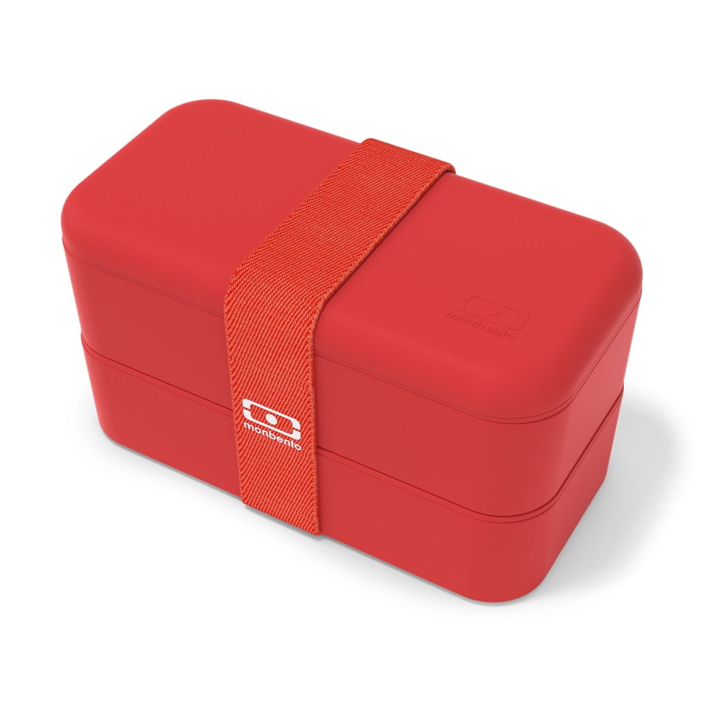 Červený desiatový box Monbento Original