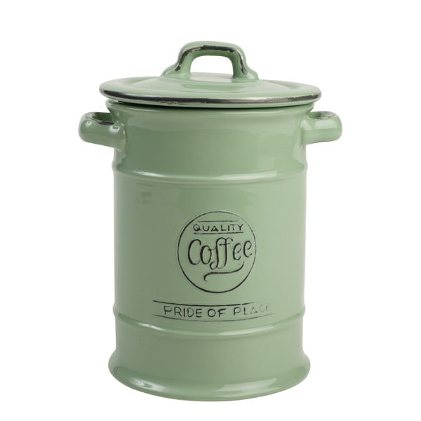 Zelená keramická dóza na kávu T&G Woodware Pride of Place