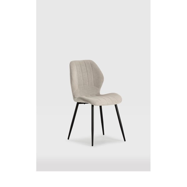 Krémové jedálenské stoličky v súprave 4 ks Milu – Marckeric-image-1