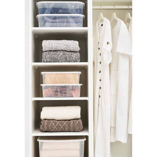 Plastový úložný box s vekom 50 l Lona - Rotho-image-2