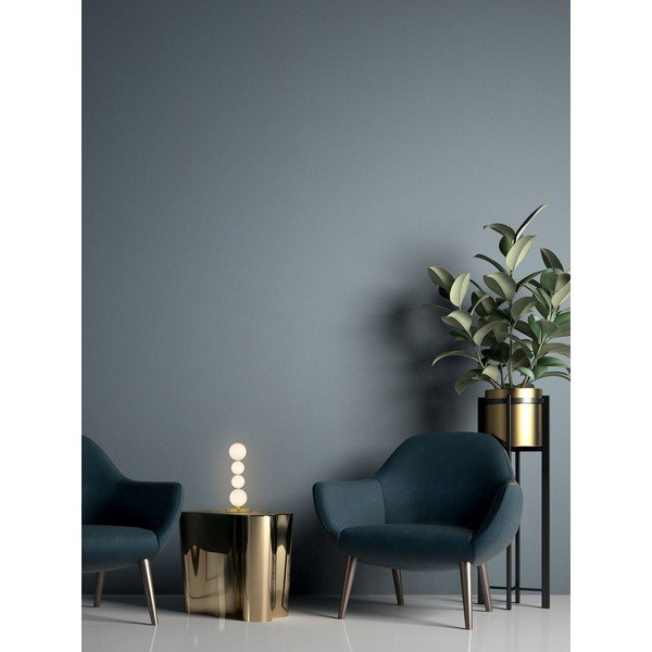 Biela/v zlatej farbe kovová LED stolová lampa so skleneným tienidlom (výška  31 cm) Perla – Nova Luce-image-1