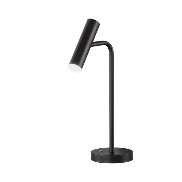 Čierna LED stmievateľná stolová lampa (výška 48 cm) Stina – Fischer & Honsel