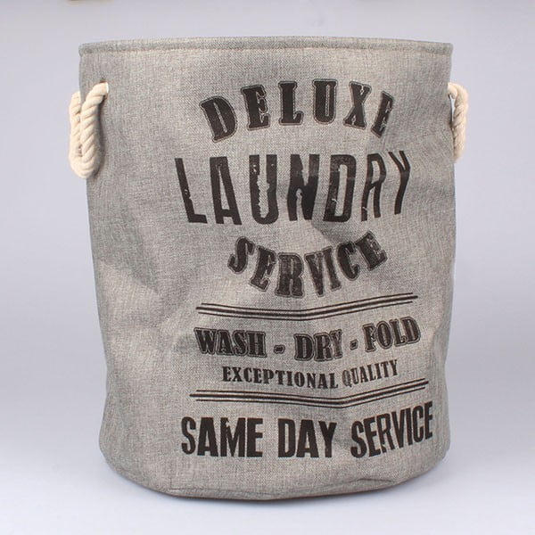 Kôš na bielizeň Laundry Service, sivý