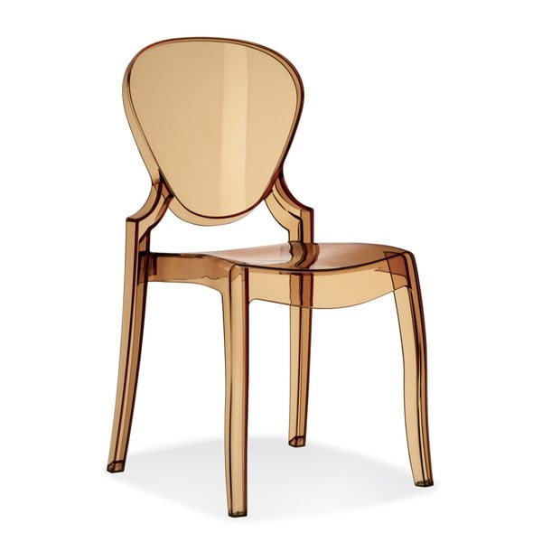 Hnedá stolička Pedrali Queen