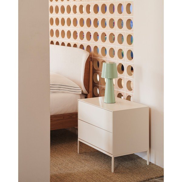 Biely nočný stolík Vedrana – Kave Home-image-1