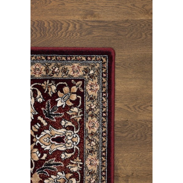 Červený vlnený koberec 133x180 cm Audrey - Agnella-image-3