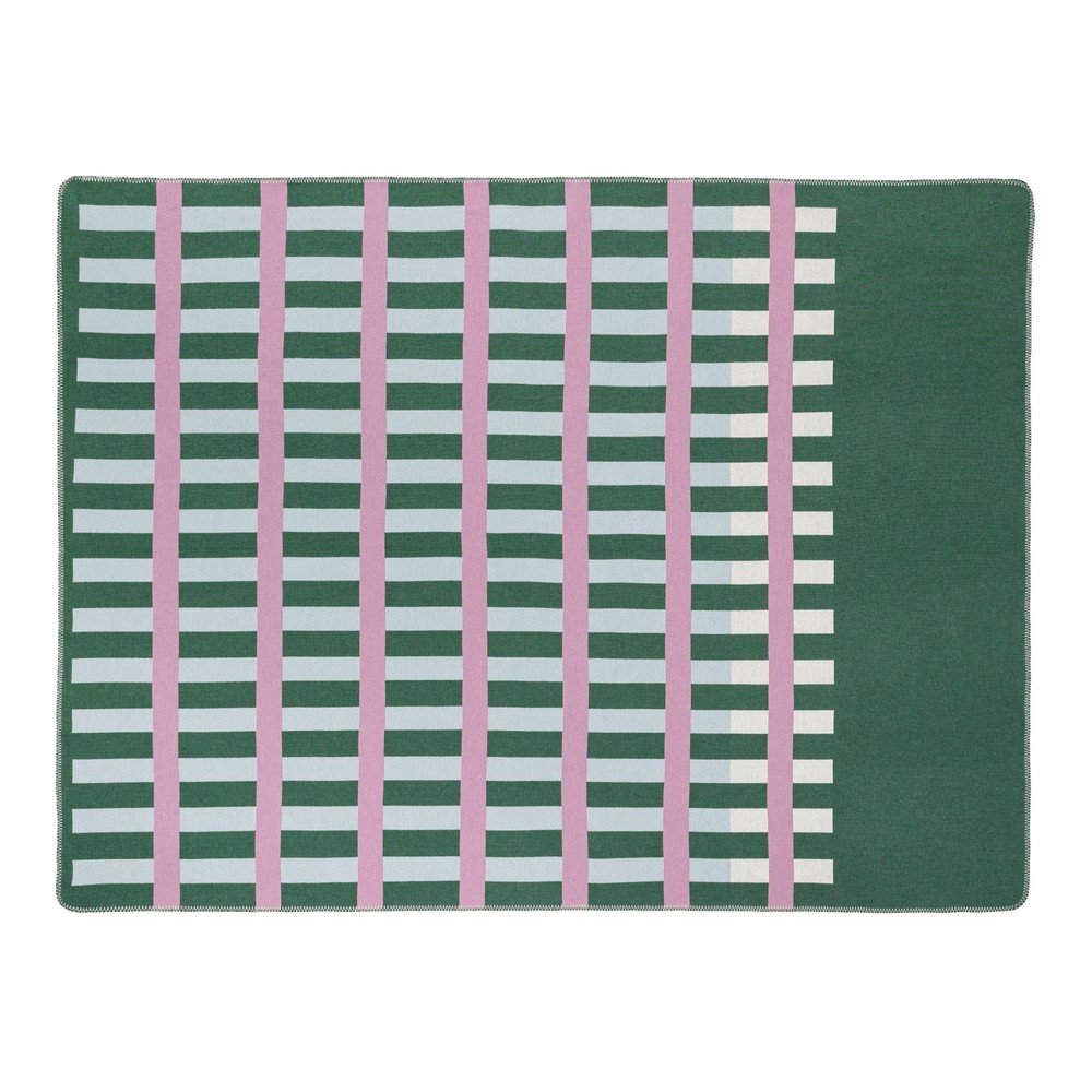E-shop Zelená/ružová deka 160x200 cm Onu – noo.ma