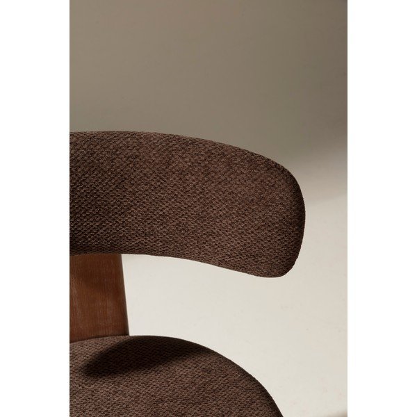 Hnedé čalúnené jedálenské stoličky v súprave 2 ks Nadia – MOME-image-2