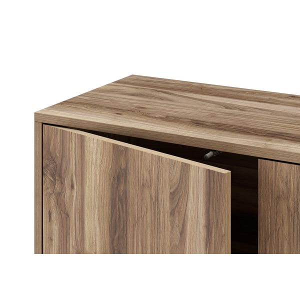 TV stolík v dekore orecha v prírodnej farbe 160x51 cm Laila – Marckeric-image-4