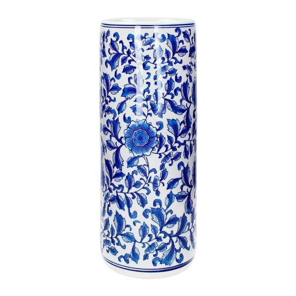 Modro-biela porcelánová váza HF Living. výška 45 cm
