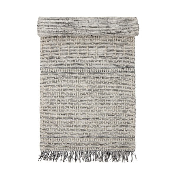 Sivý koberec behúň 245x75 cm Maisy - Bloomingville-image-2