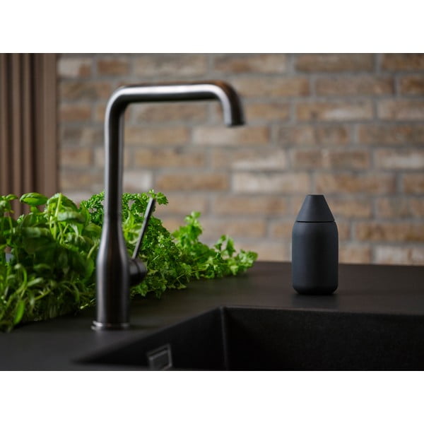 Čierny silikónový dávkovač mydla 300 ml Singles – Zone-image-2