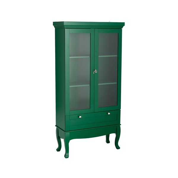 Zelená závesná vitrína z MDF 85x170,5x35 cm Prato – Ellos Home